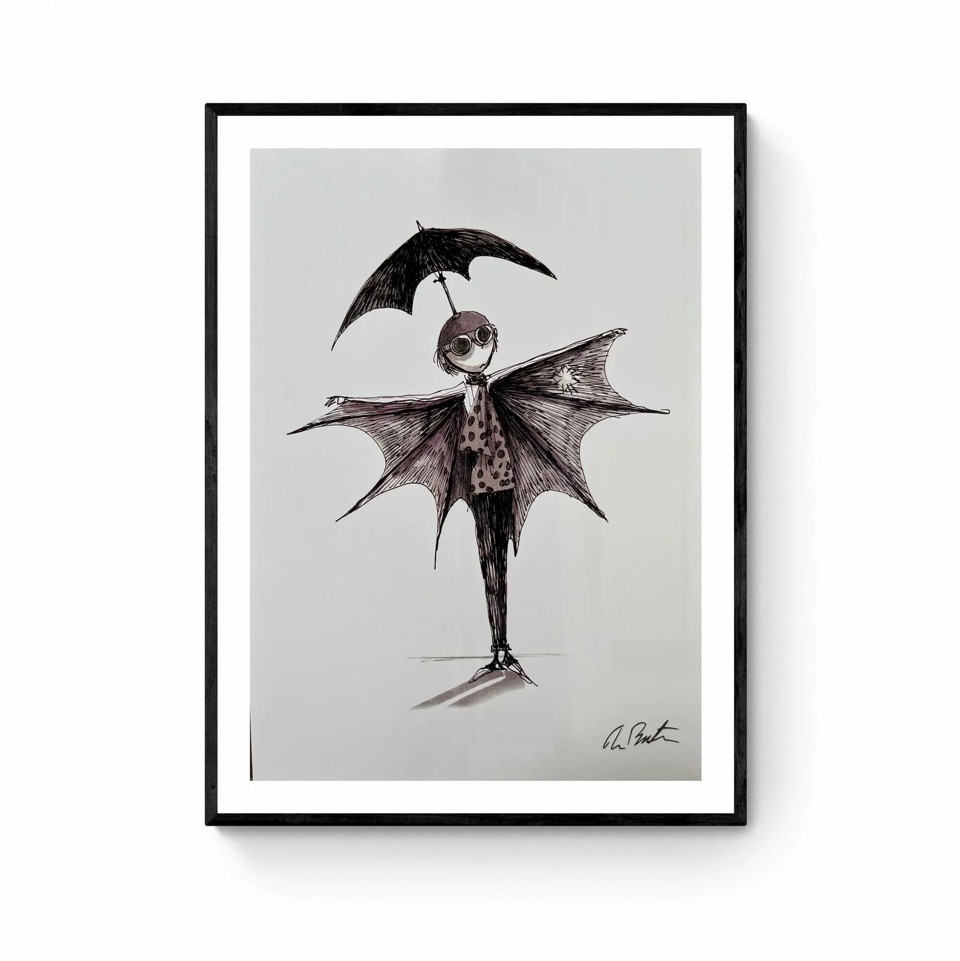 Tim Burton, Set de 4 prints officiels signés LYNART STORE