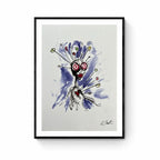 Tim Burton, Set de 4 prints officiels signés LYNART STORE