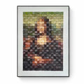 Timur Zagirov - Mona Lisa (2023) - Enhanced pigment giclée with 2-color bitmap diffusion overlay on Hahnemühle Museum Etching 308 gsm paper