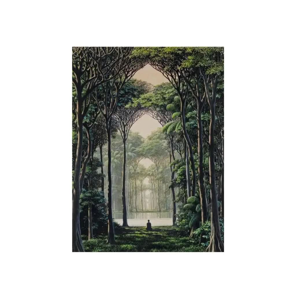 Tomás Sánchez - En El Paisaje Interior -  UV pigment print on Somerset 