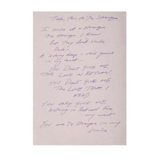 Tracey Emin - TAKE THIS TO A STRANGER, 2013 LYNART STORE