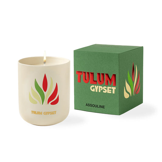 Tulum Gypset Candle - Travel from Home - Assouline