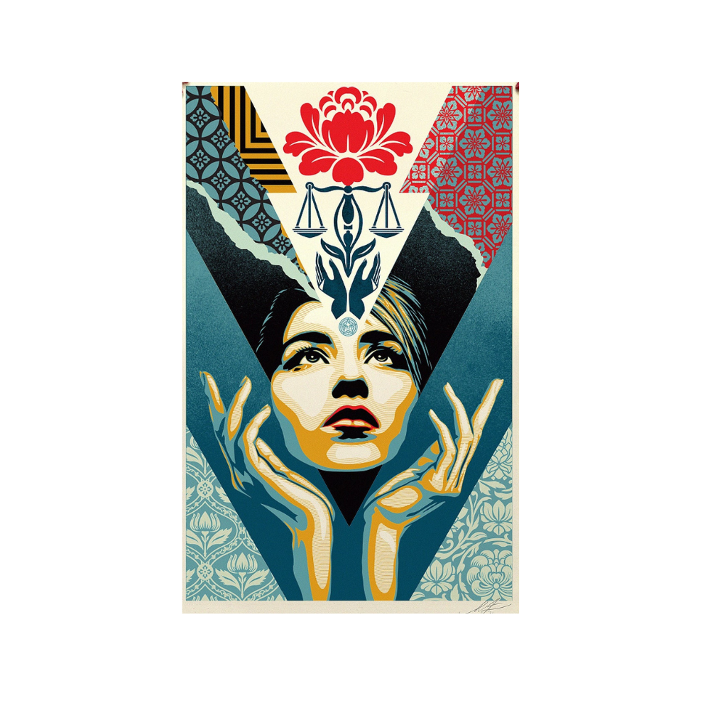 Shepard Fairey, Uplift Justice (2023)