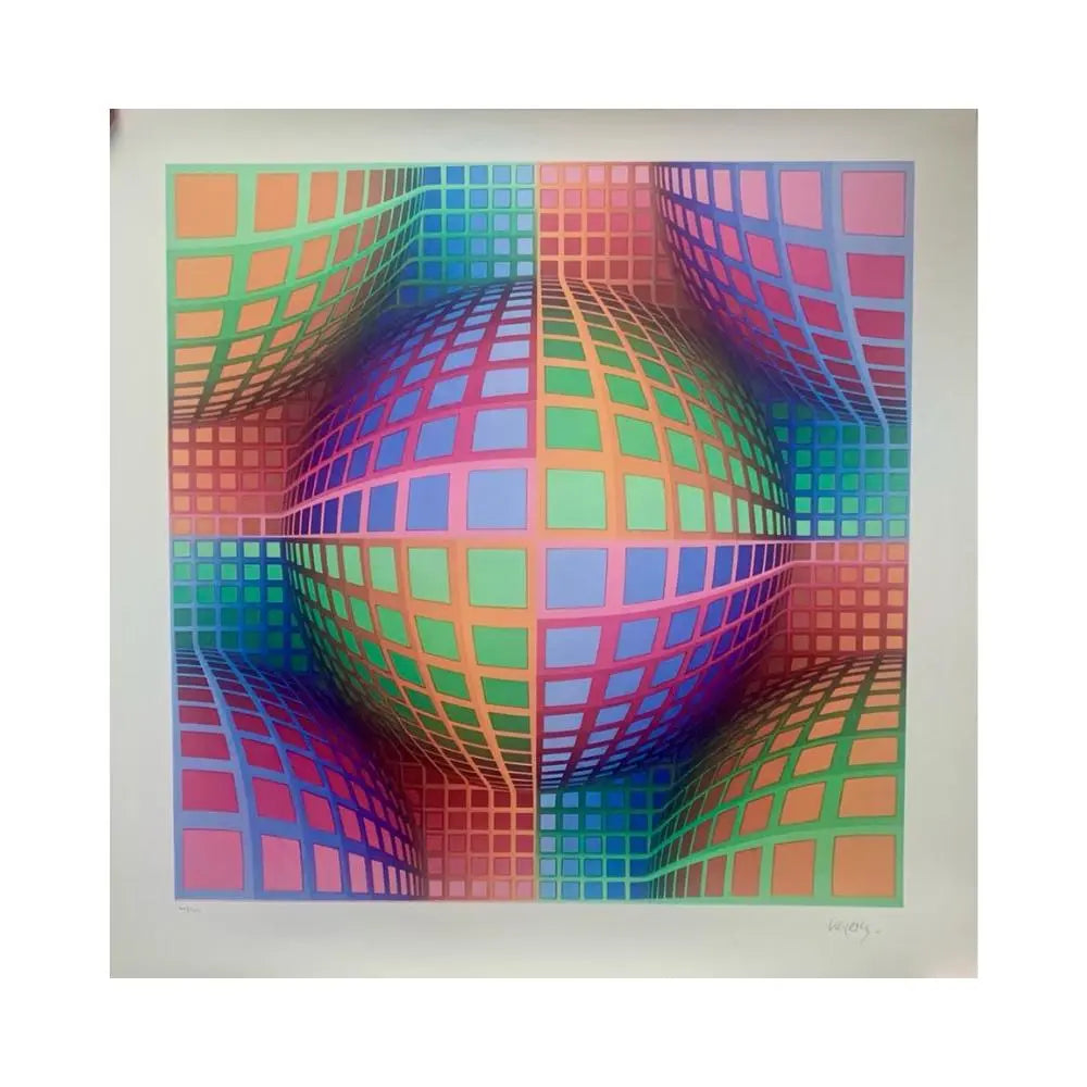 Victor Vasarely - Untitled - Lithographie L.Y.N.A.R.T Store