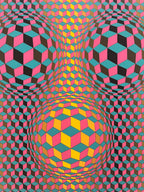 Victor Vasarely - Virgo (1982) L.Y.N.A.R.T Store