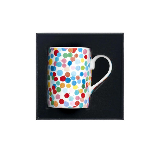 Set of 2 Damien Hirst - All Over Dot Mug - The Currency + The Currency (Text)