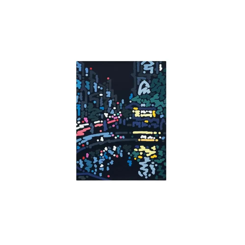 YOON HYUP - City Fountain (2024) - Archival pigment print with silkscreen