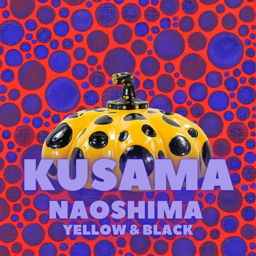 Yayoi Kusama - Naoshima Pumpkin (Jaune et Noire) L.Y.N.A.R.T Store