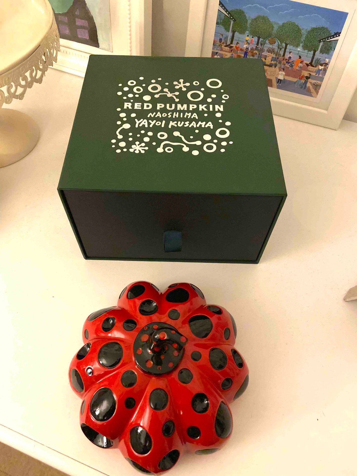 Yayoi Kusama - Naoshima Pumpkin (Rouge & Noir) L.Y.N.A.R.T Store