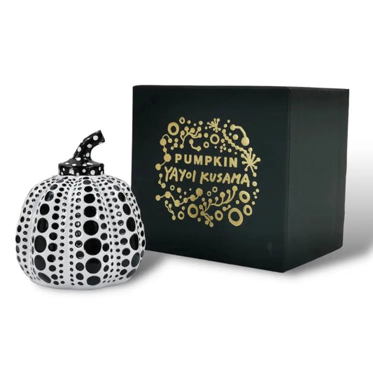 Yayoi Kusama - Pumpkin Noire et Blanche L.Y.N.A.R.T Store