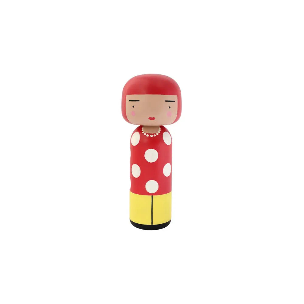 Yayoi Kusama – Lucie Kaas Kokeshi Doll (Red Dot Edition) L.Y.N.A.R.T Store