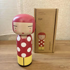 Yayoi Kusama – Lucie Kaas Kokeshi Doll (Red Dot Edition) L.Y.N.A.R.T Store