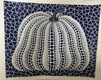 Yayoi Kusama – Pumpkin (Blue), 2011 – Official Silkscreen Edition Authorized by Mori Art Museum, Tokyo LYNART STORE