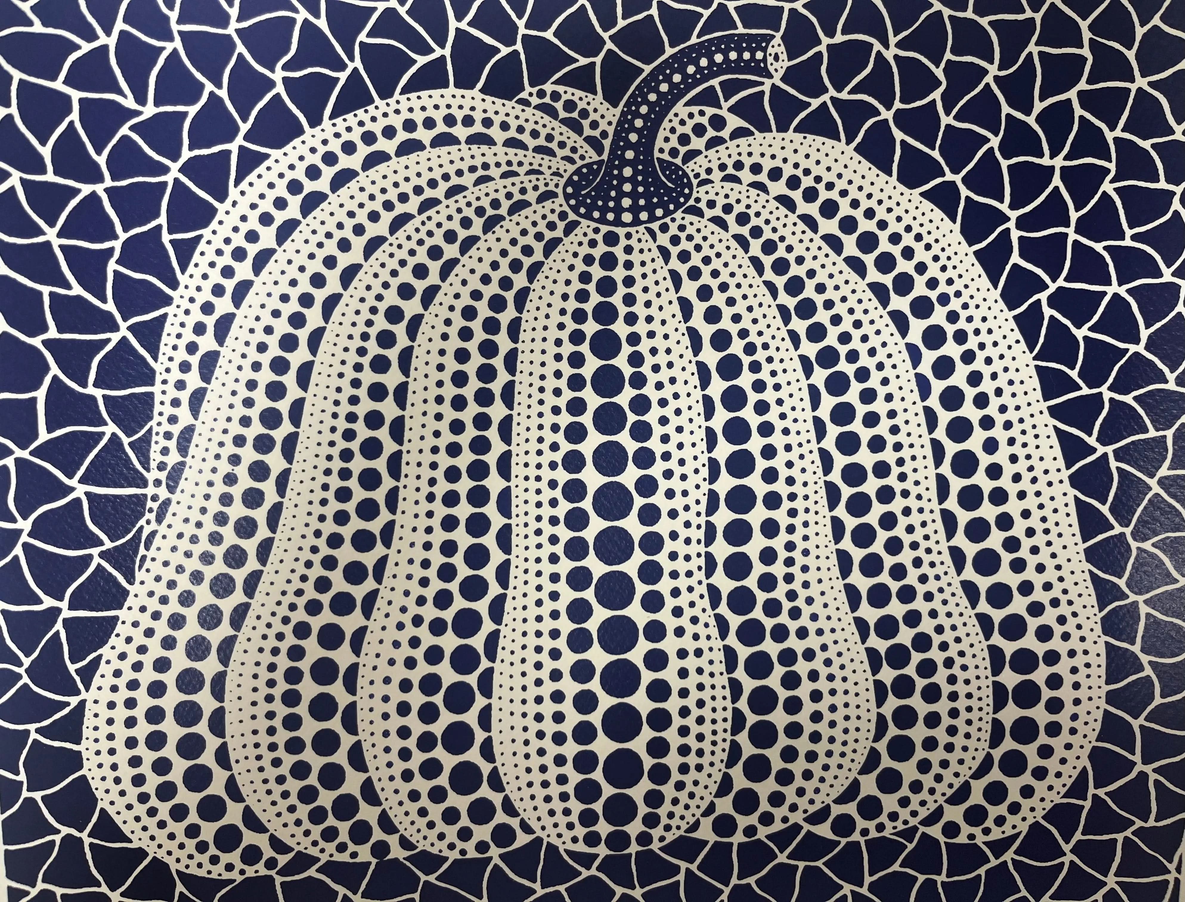 Yayoi Kusama – Pumpkin (Blue) 2011 – Official Silkscreen Edition