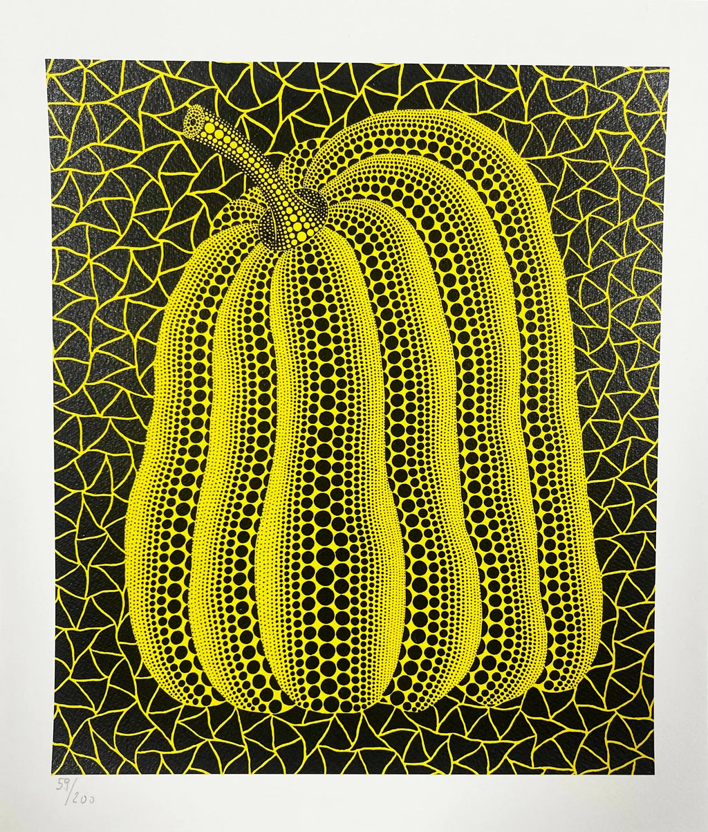 Yayoi Kusama – Yellow Pumpkin, 2011 – Official Silkscreen Edition Authorized by Mori Art Museum, Tokyo LYNART STORE