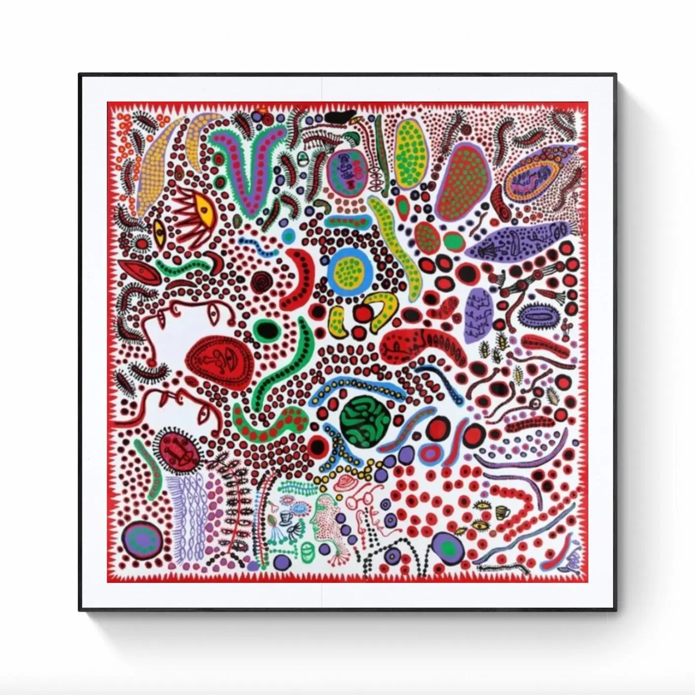 Yayoi Kusama, Endless life of people - offset print LYNART STORE