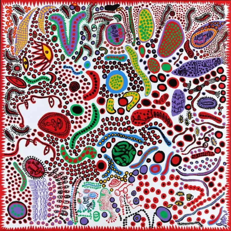 Yayoi Kusama, Endless life of people - offset print LYNART STORE