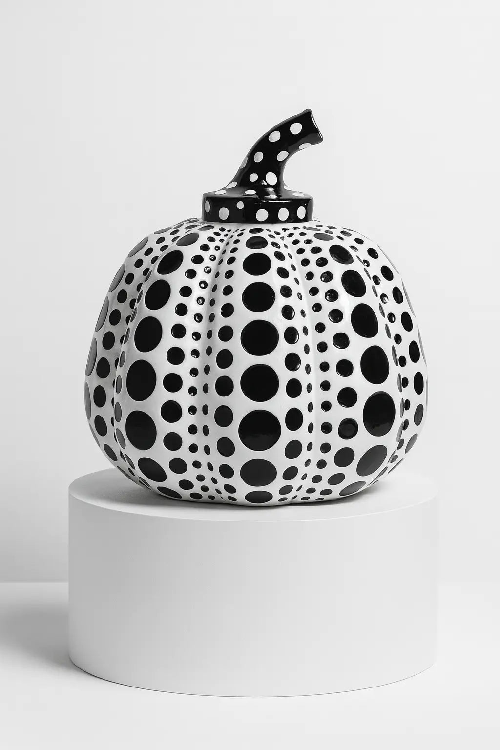 Yayoi Kusama, Pumpkin Black and white L.Y.N.A.R.T Store