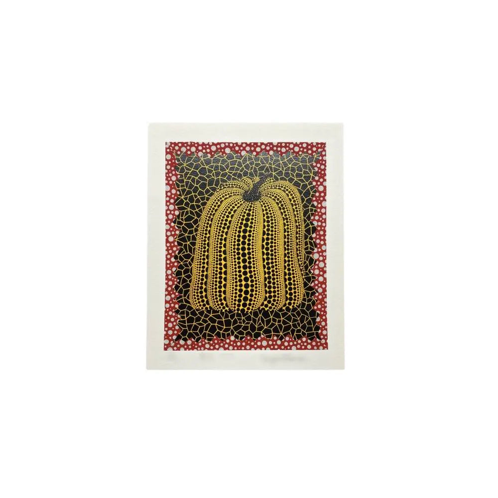 Yayoi Kusama,Pumpkin (Kusama 294) (2000) - Screenprint with collage
