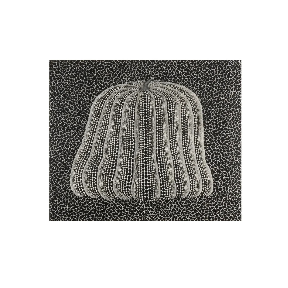 Yayoi Kusama – Pumpkin (Black/White) 2011