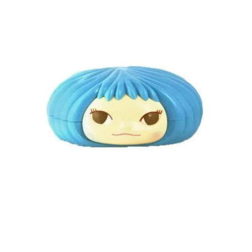 Yoshitomo Nara - Gummi Girl Candy Jar Blue - Painted sculpture