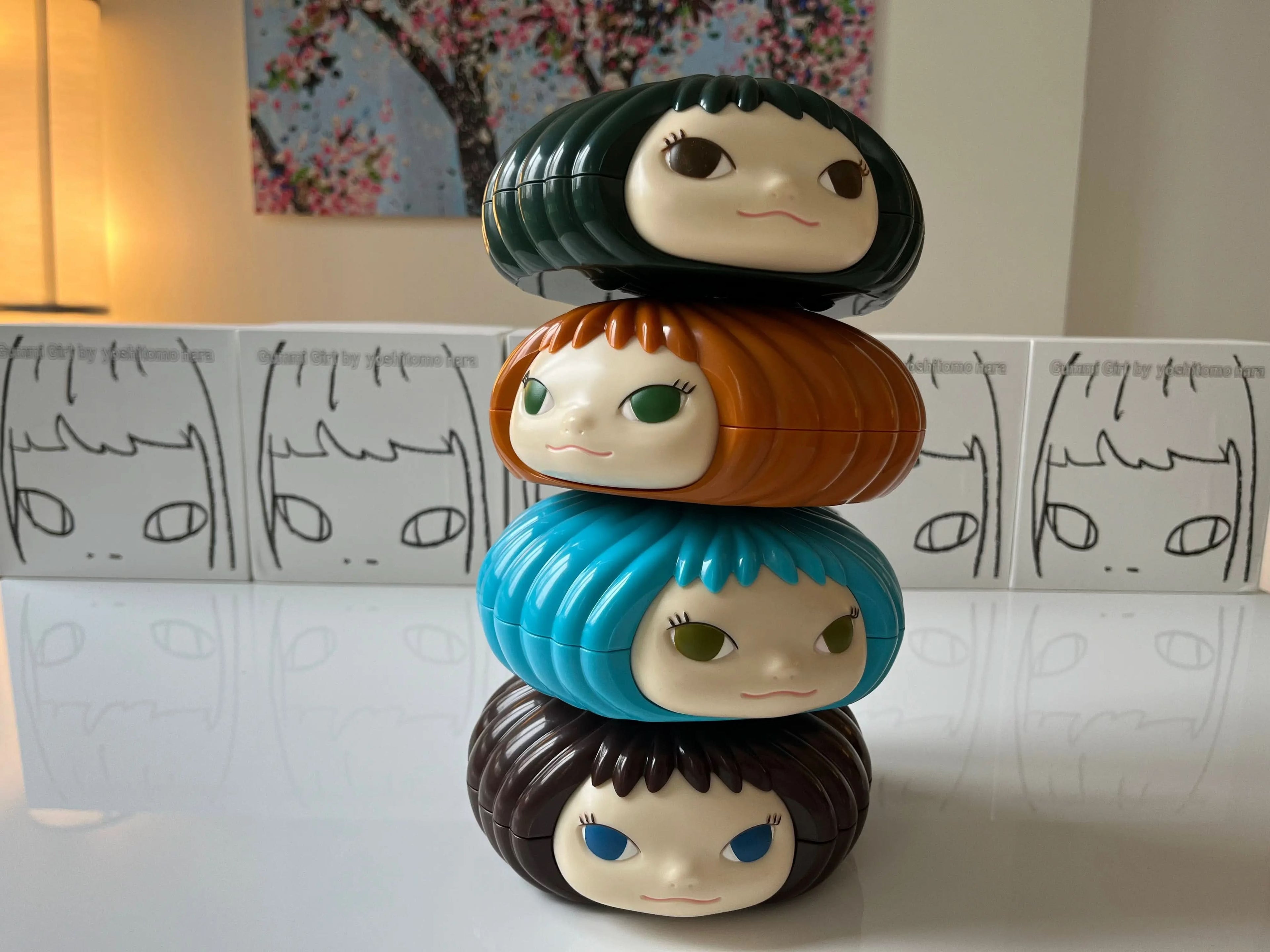 Yoshitomo Nara – Gummi Girl Candy Jar Green (2006) – LYNART STORE Yoshitomo Nara – Gummi Girl Candy Jar Green (2006) – LYNART STORE