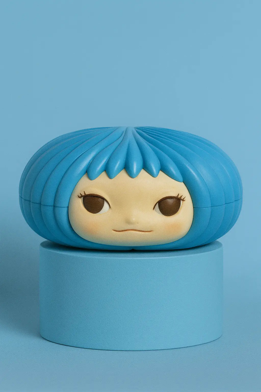 Yoshitomo Nara – Gummi Girl Candy Jar Blue (2006) – LYNART STORE Yoshitomo Nara – Gummi Girl Candy Jar Blue (2006) – LYNART STORE
