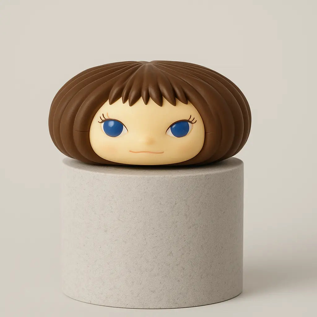 Yoshitomo Nara, Gummi Girl Candy Jar Brown (2006) - LYNART STORE