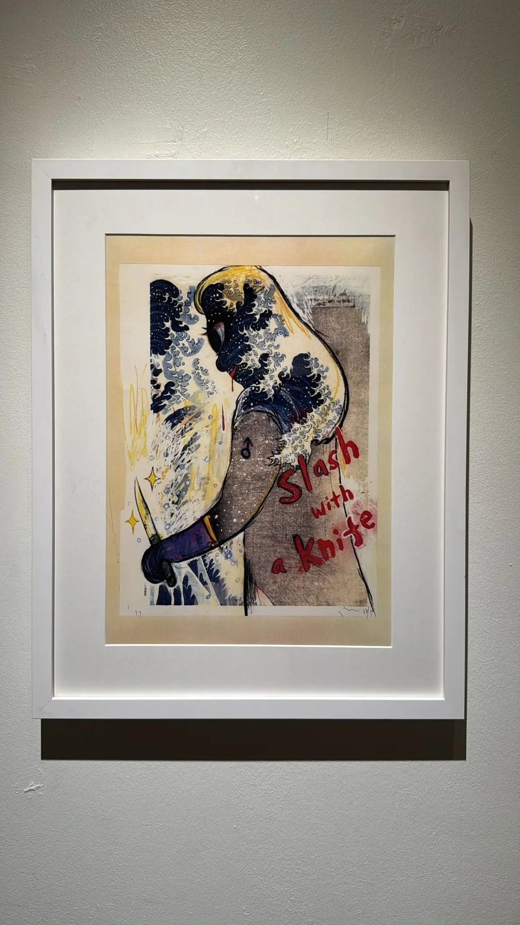 Yoshitomo Nara, Slash with a Knife (In the Floating World Series (1999) LYNART STORE