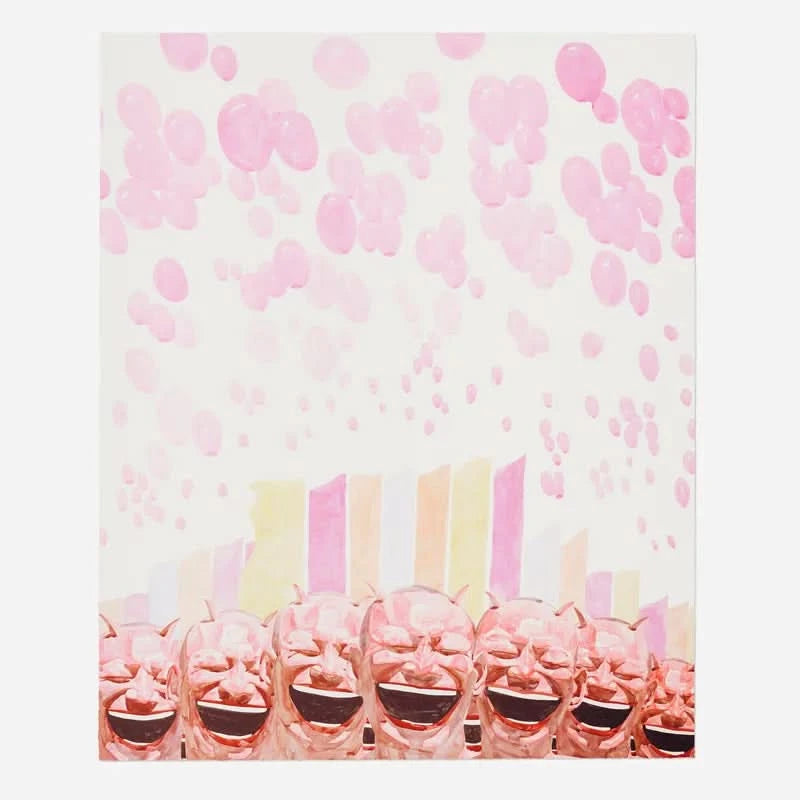 Yue Minjun, Untitled (Smile-ism No.18), 2006 LYNART STORE