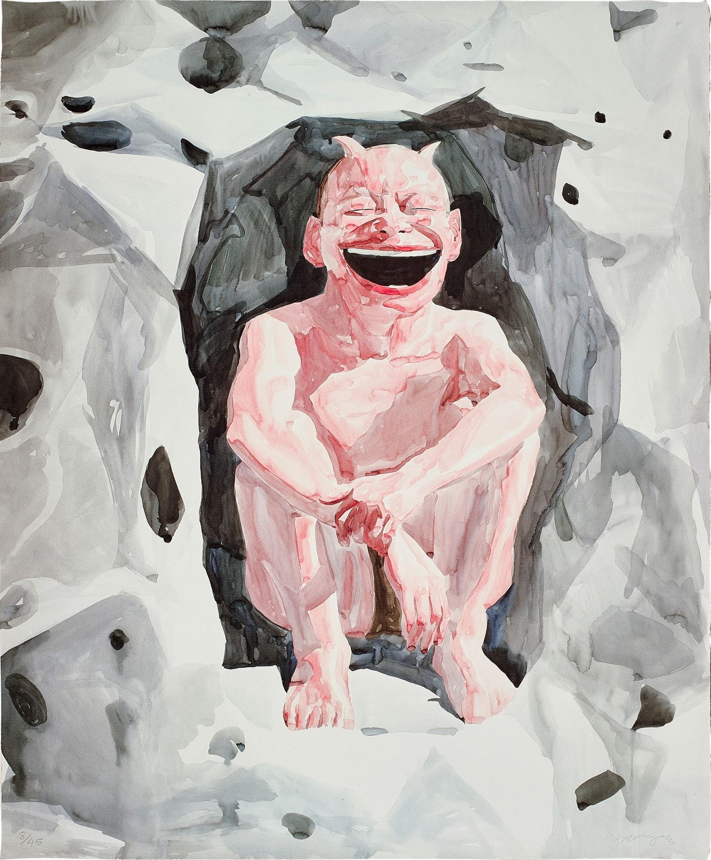 Yue Minjun, Untitled (Smile-ism No.26), 2006 LYNART STORE