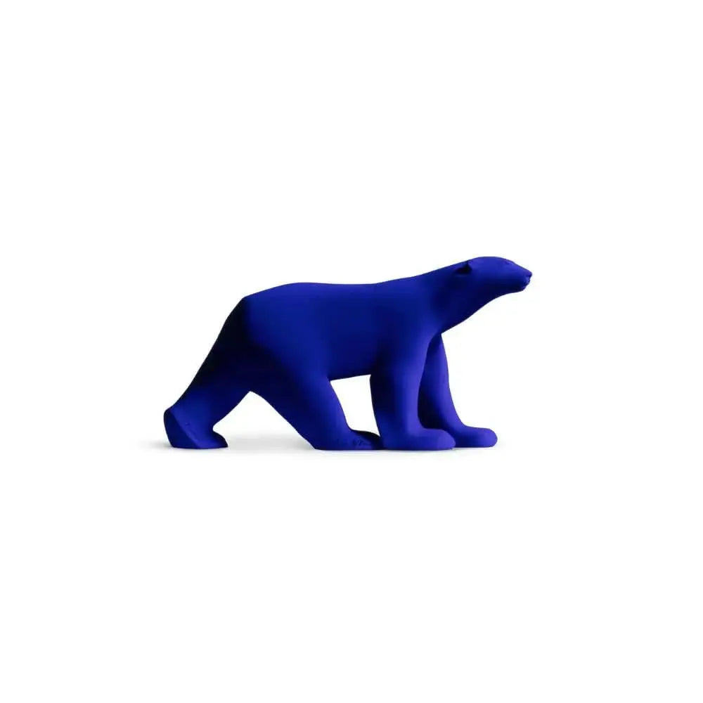Yves Klein - L'Ours Pompom - Handcrafted resin finished in Yves Klein Blue