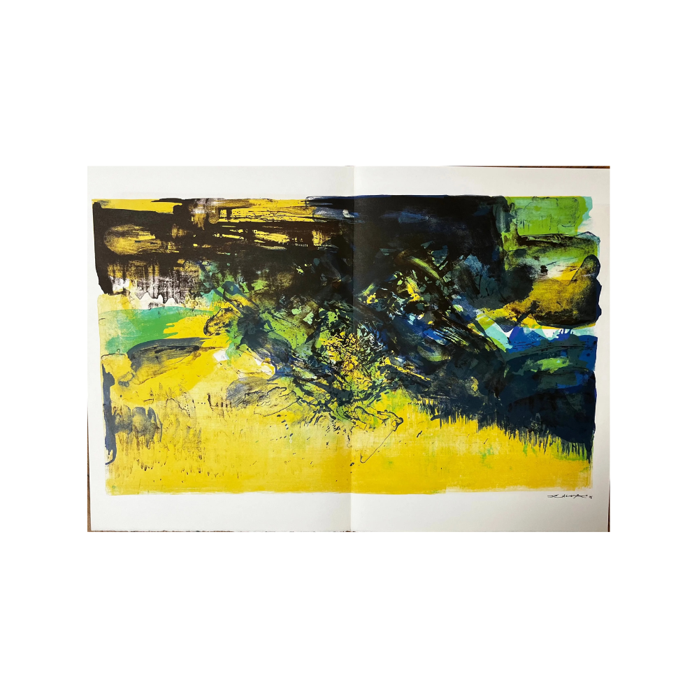Zao Wou Ki, À La Gloire de l’image et art poétique (1976) III
