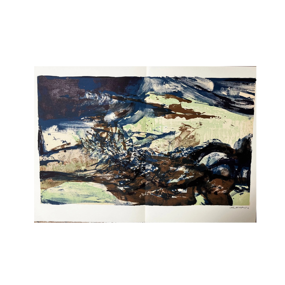 Zao Wou Ki, À La Gloire de l’image et art poétique (1976) V