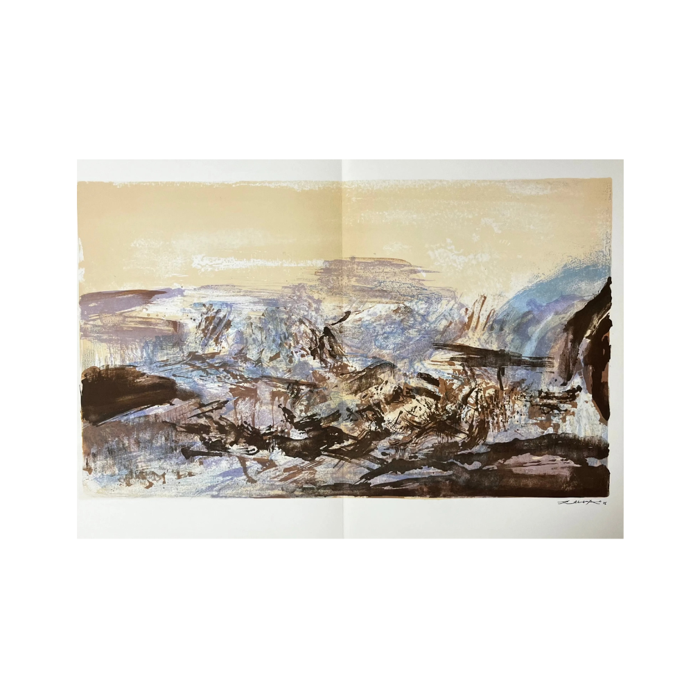 Zao Wou Ki, À La Gloire de l’image et art poétique (1976) VI