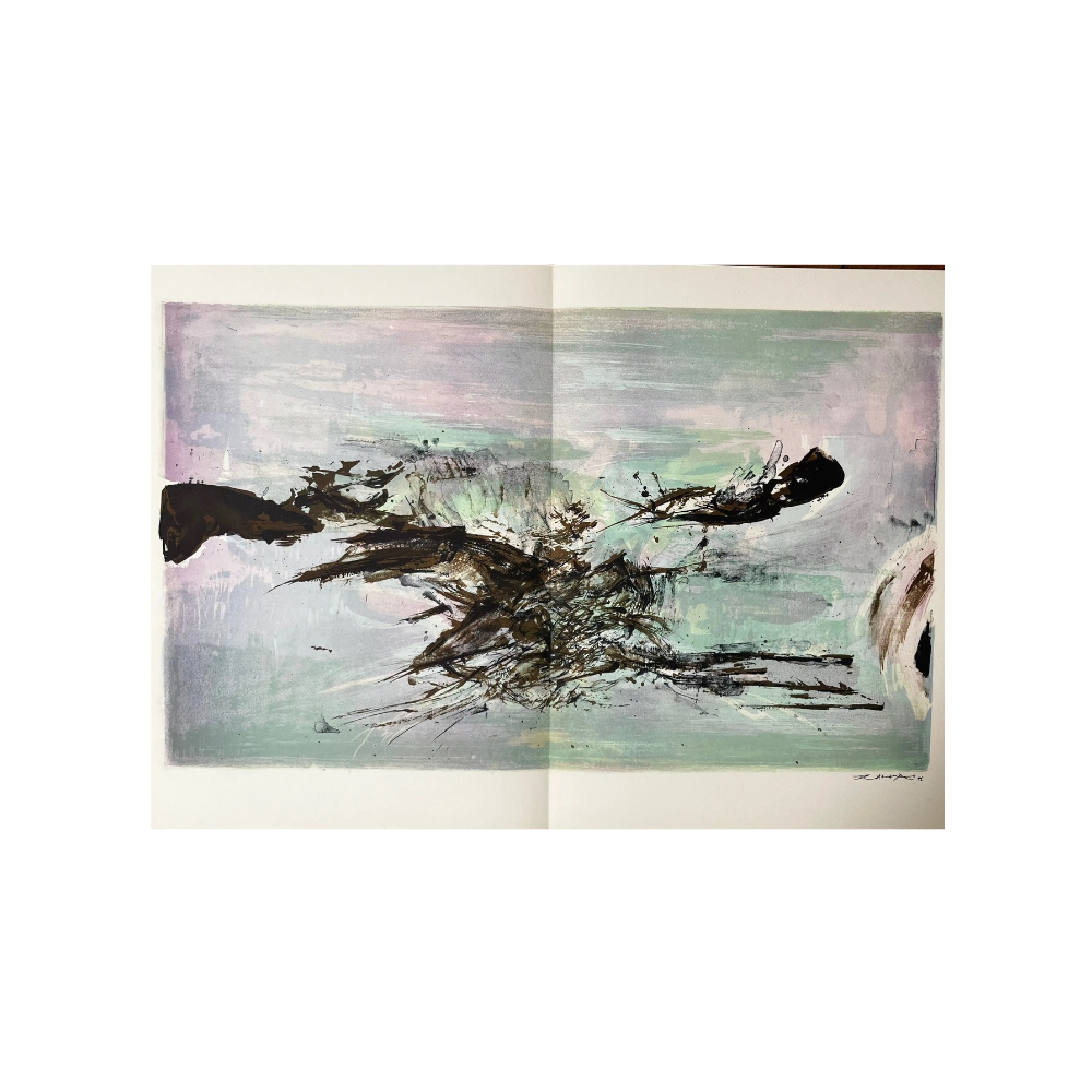 Zao Wou Ki, À La Gloire de l’image et art poétique (1976) IX