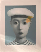 ZHANG XIAOGANG, My Dear Friends 07, 2002 - Color lithograph on Lana vellum paper