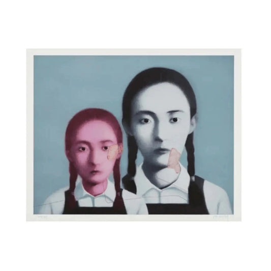 ZHANG XIAOGANG, Two Sisters (from Bloodlines : The Big Family), 2003 LYNART STORE