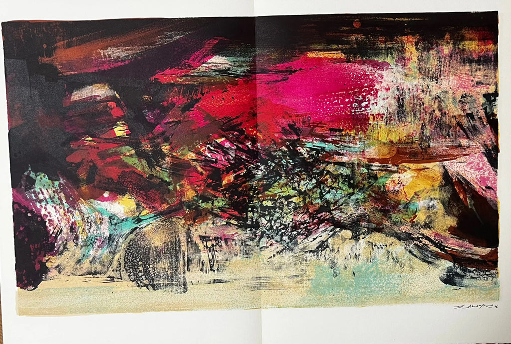 Zao Wou Ki, À La Gloire de l’image et art poétique (1976) LYNART STORE