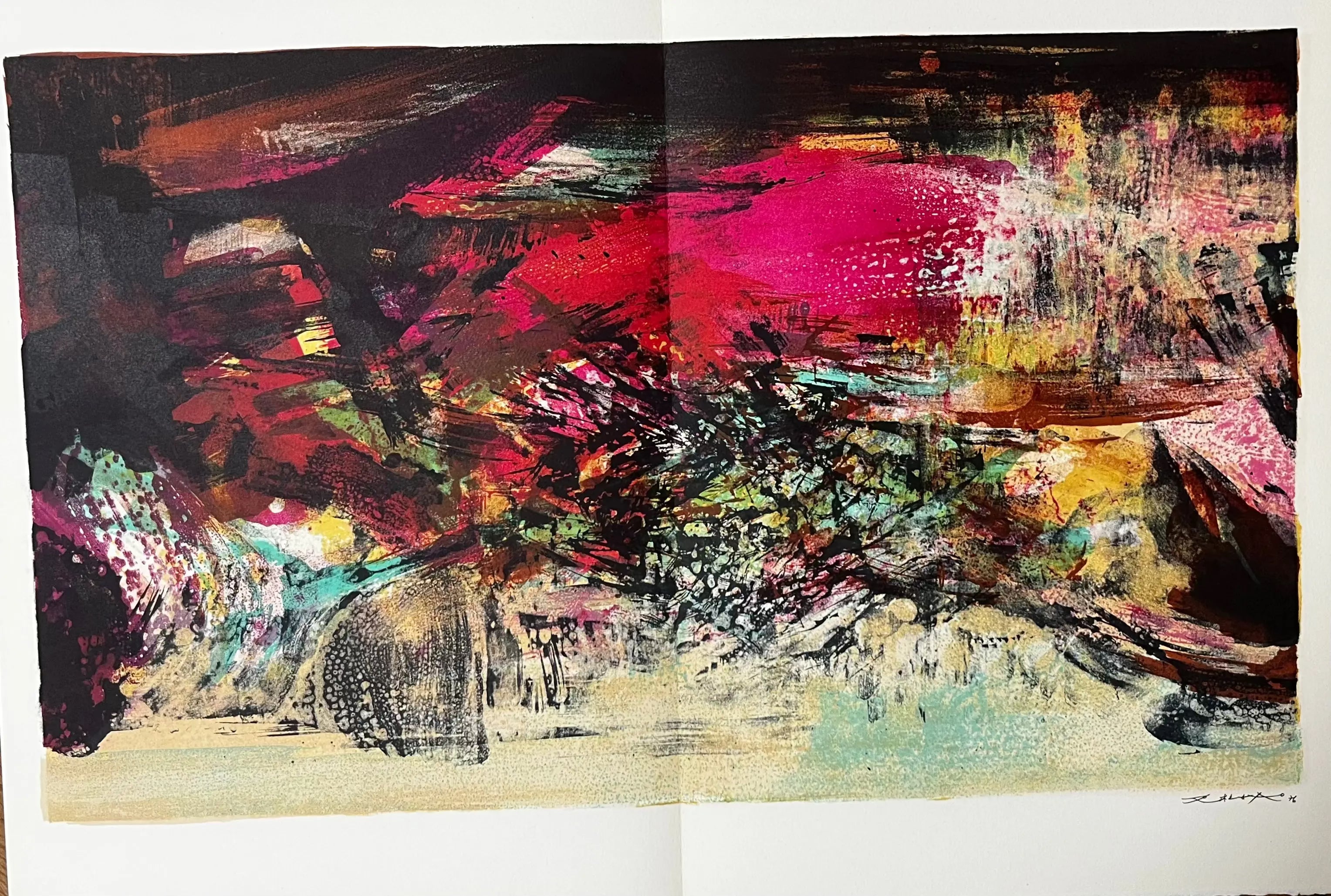 Zao Wou Ki, À La Gloire de l’image et art poétique (1976) LYNART STORE