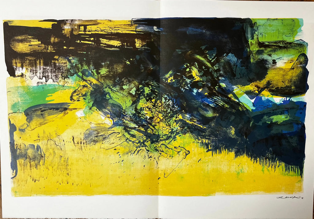 Zao Wou Ki, À La Gloire de l’image et art poétique (1976) LYNART STORE