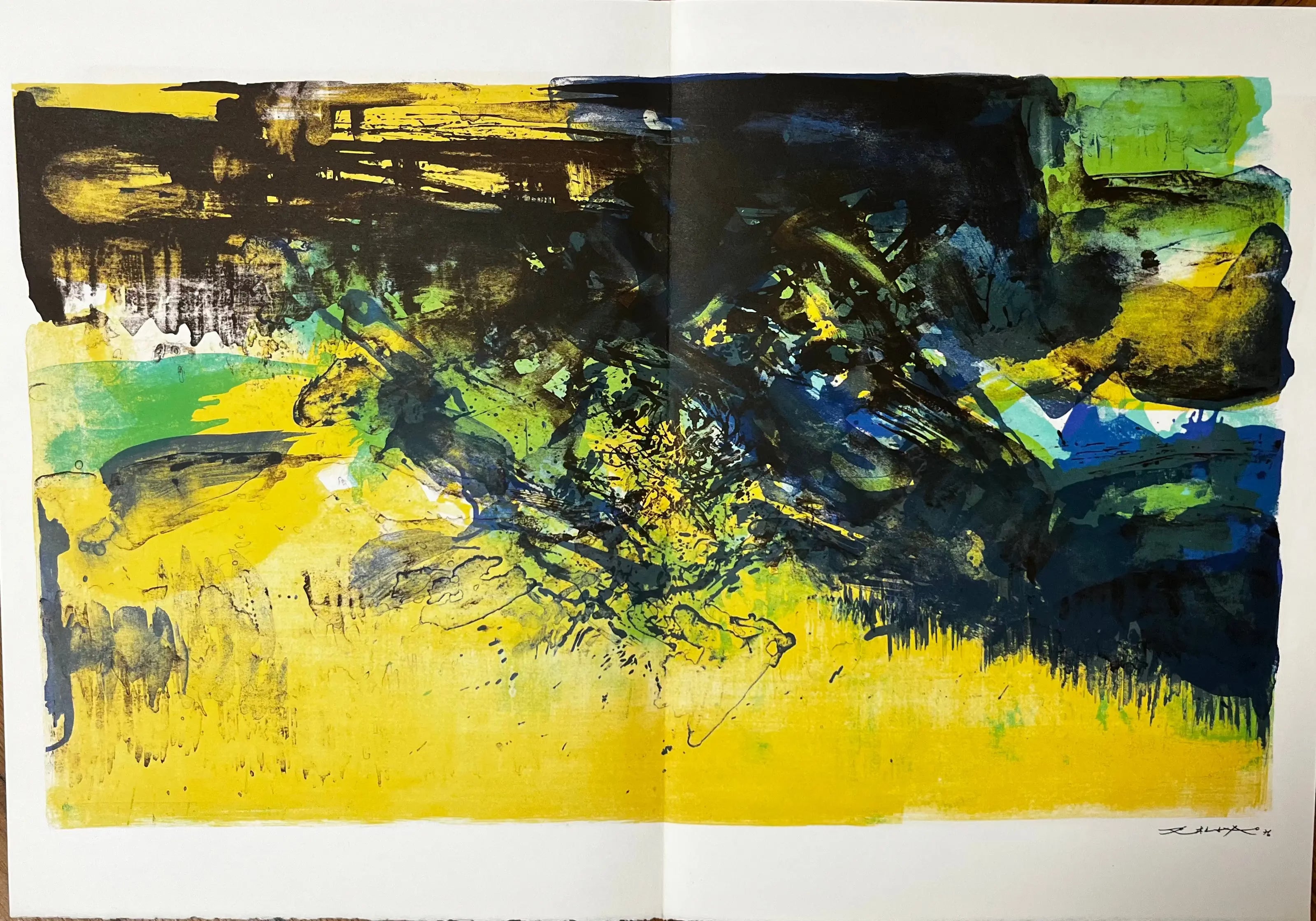 Zao Wou Ki, À La Gloire de l’image et art poétique (1976) LYNART STORE