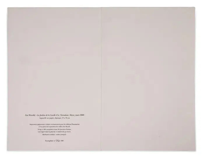 Zao Wou Ki, Œuvres 1935–2008 LYNART STORE