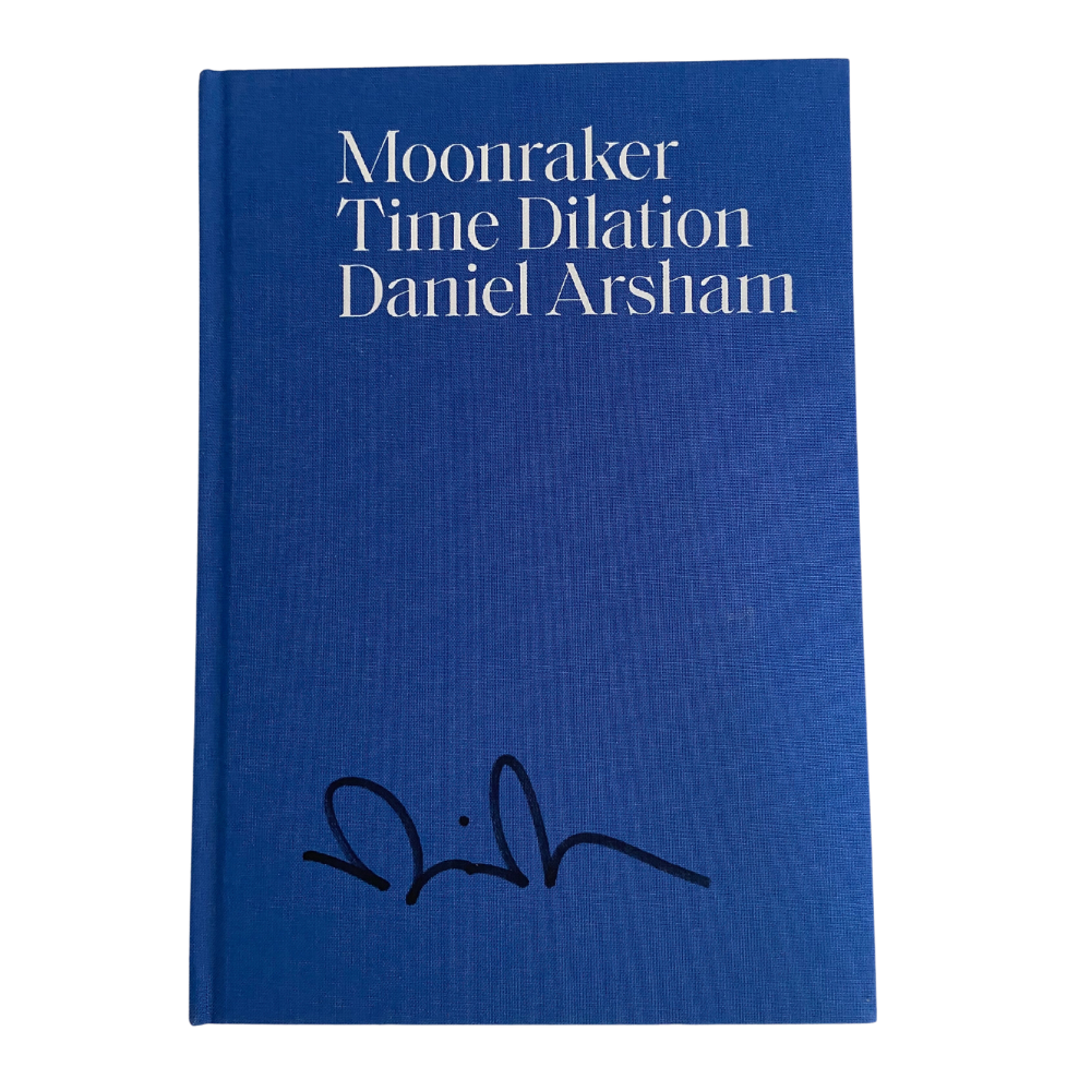 Libro firmado de dilatación del tiempo Daniel Arsham Moonraker