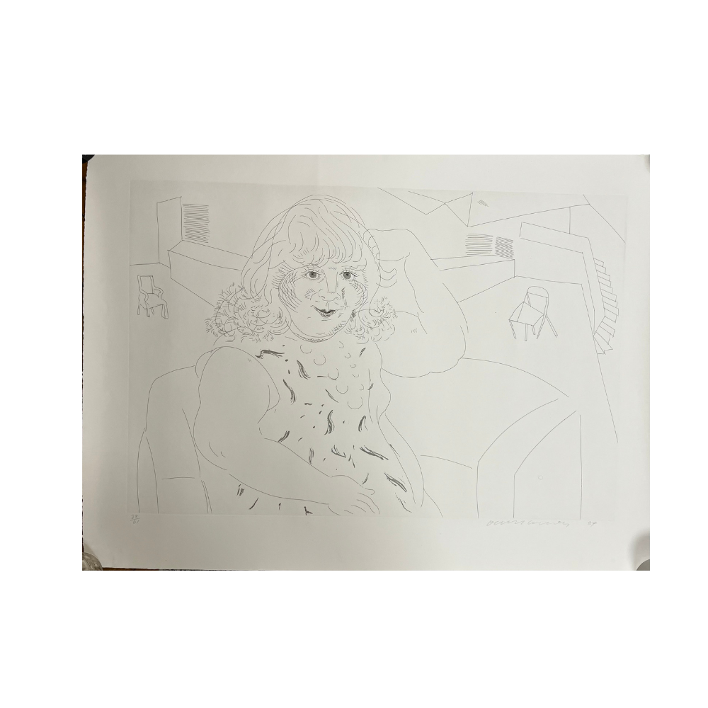 David Hockney – Ann in the Studio, 1984