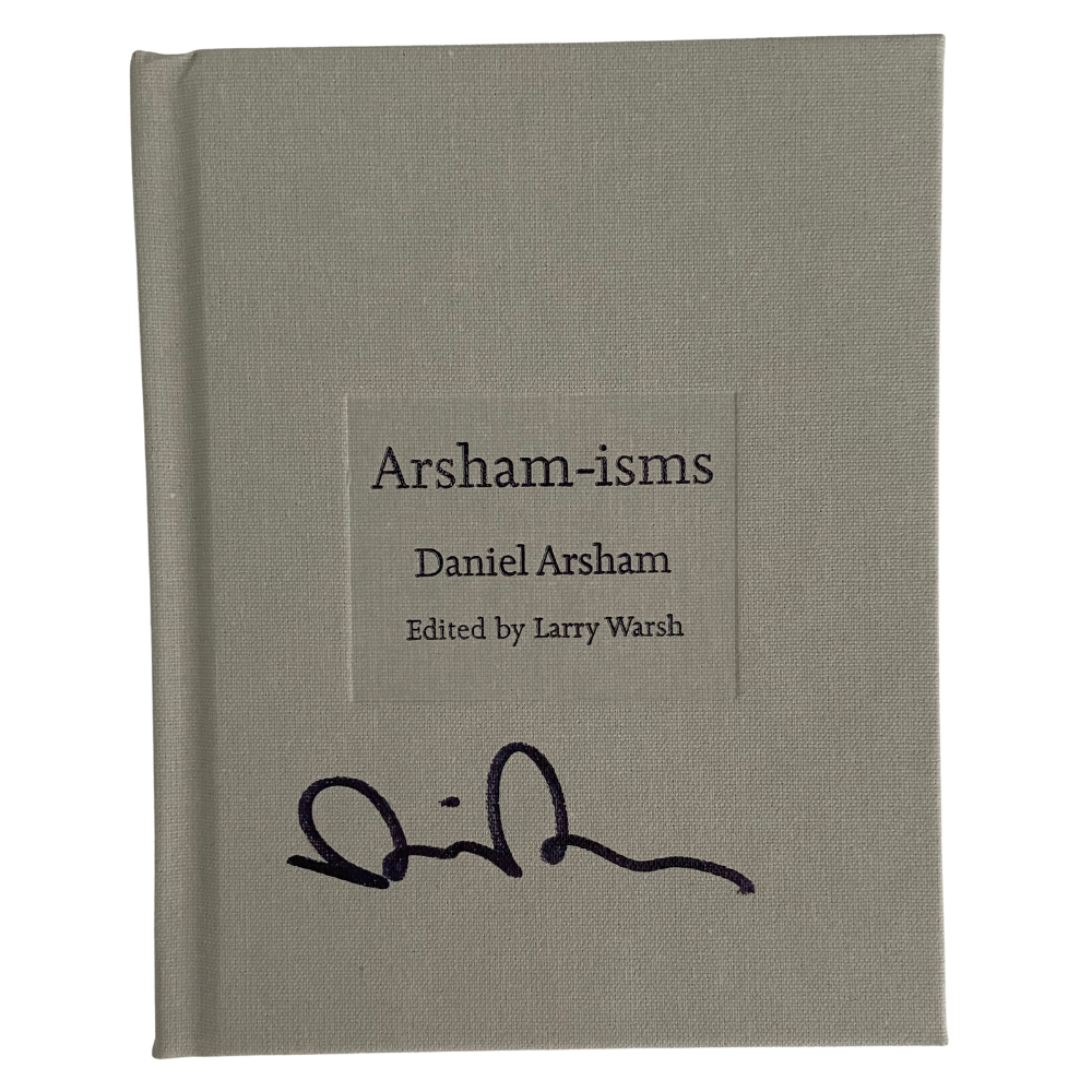 Daniel Arsham ARSHAM-ISMS Signed book