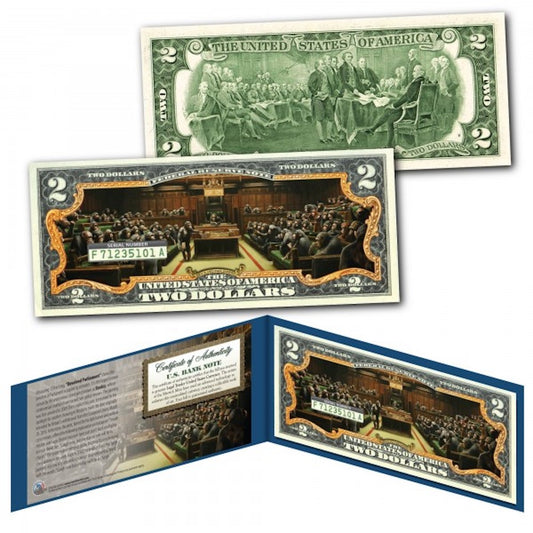 BANKSY * Set mit 5 authentischen US-2-Dollar-Scheinen
