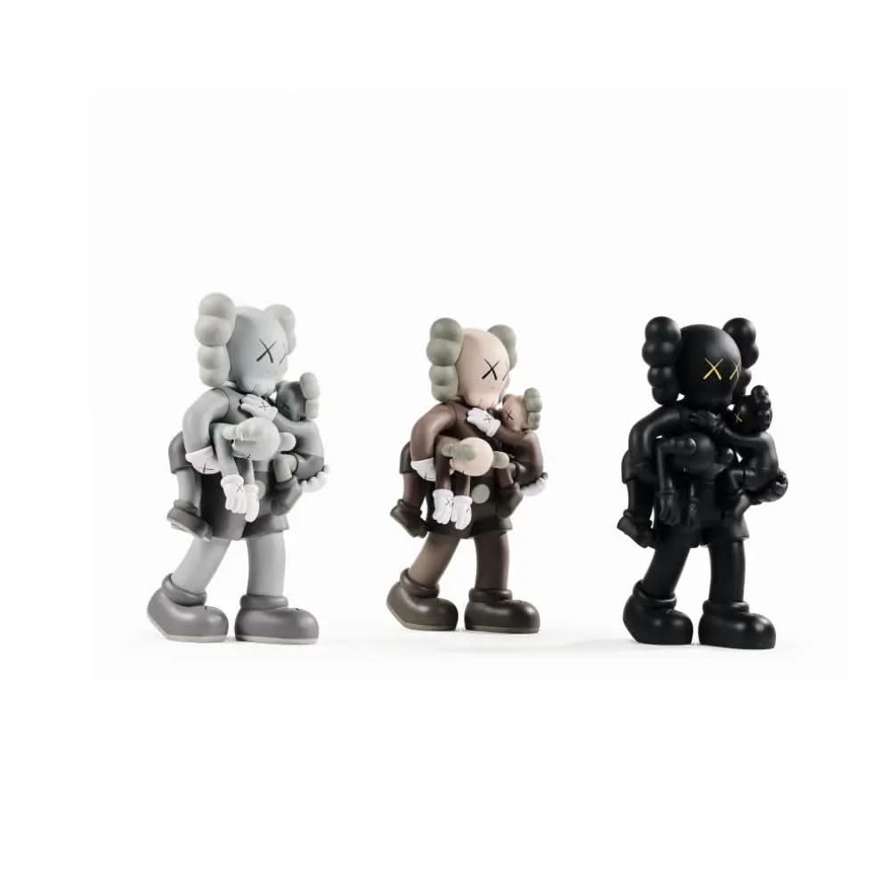 KAWS, Clean Slate Vinyl Figure Grey/black/brown, 2018 - Painted vinyl