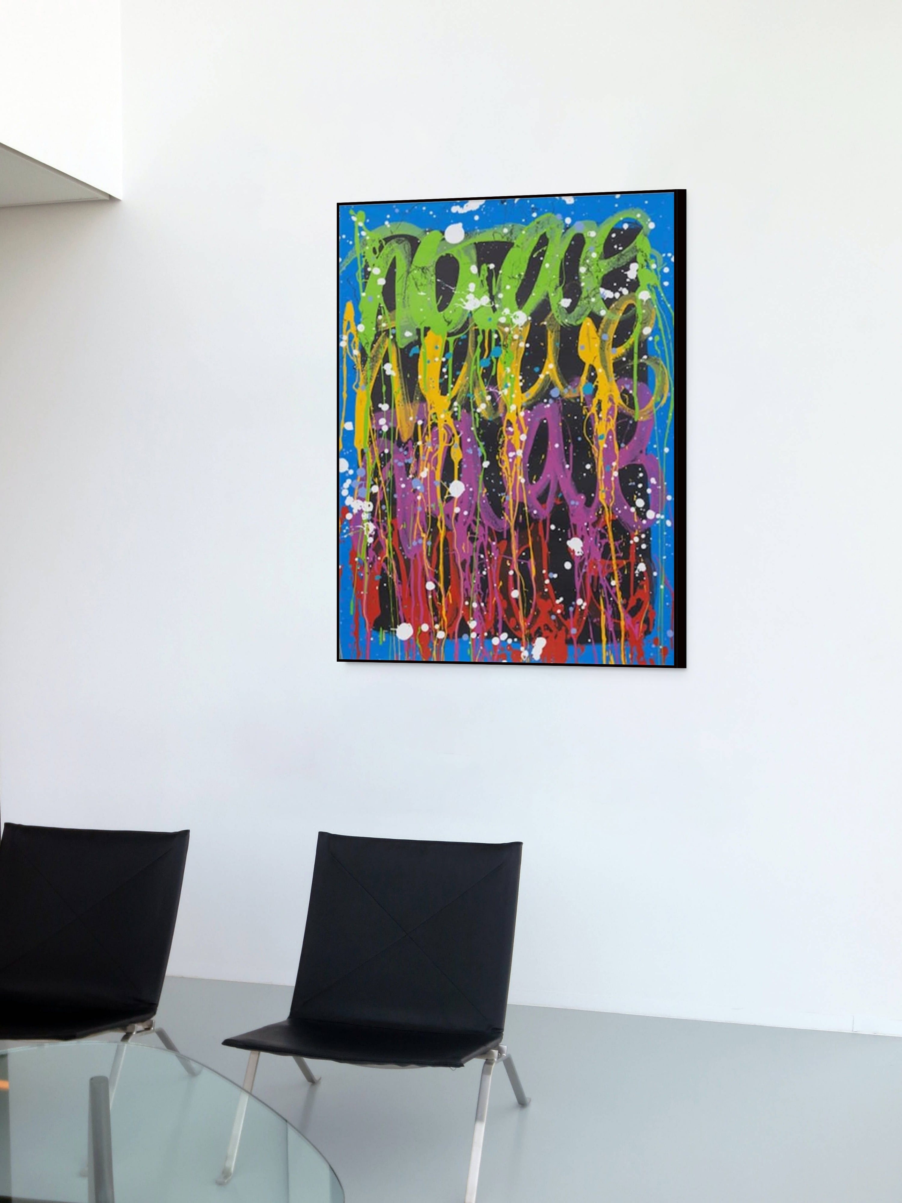 JonOne - Untitled Blue (2024)