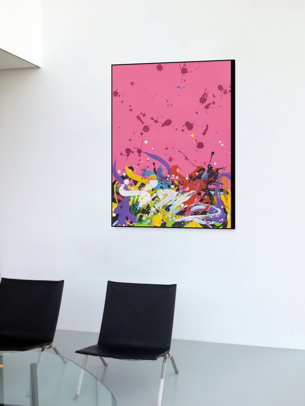 JonOne - Untitled Pink (2024)